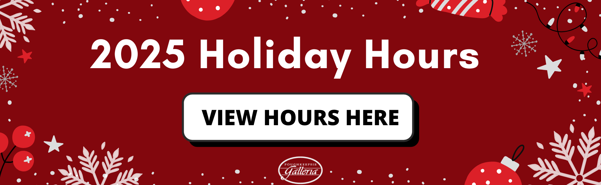Holiday Hours 2025 Web Banner