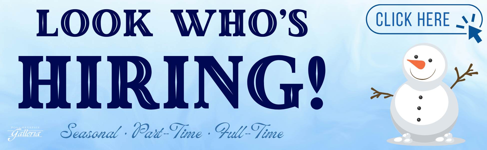 Look Who's Hiring Seasonal FT PT