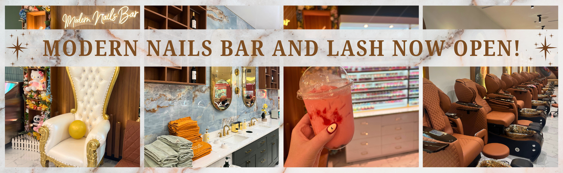 Modern Nail Bar & Lash Now Open Web Banner