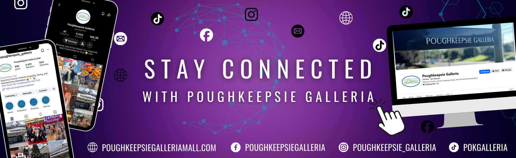 Stay Connected with Poughkeepsie Galleria