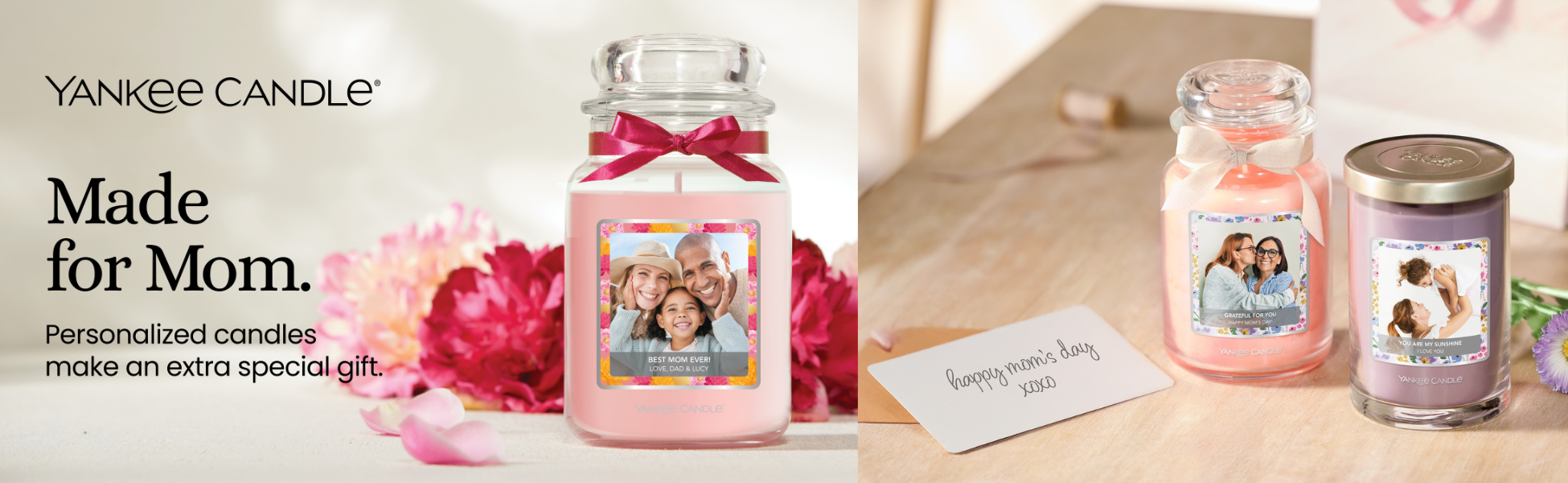 Yankee Candle Mother's Day Personalized Candles