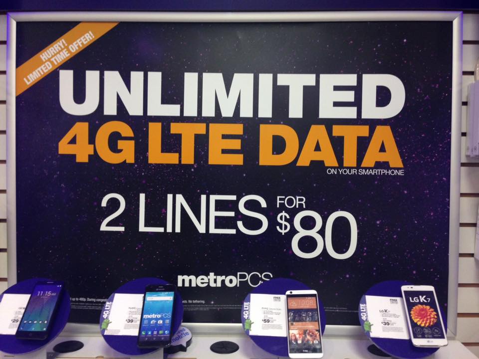 2 Lines for 80 at metroPCS! Poughkeepsie Galleria
