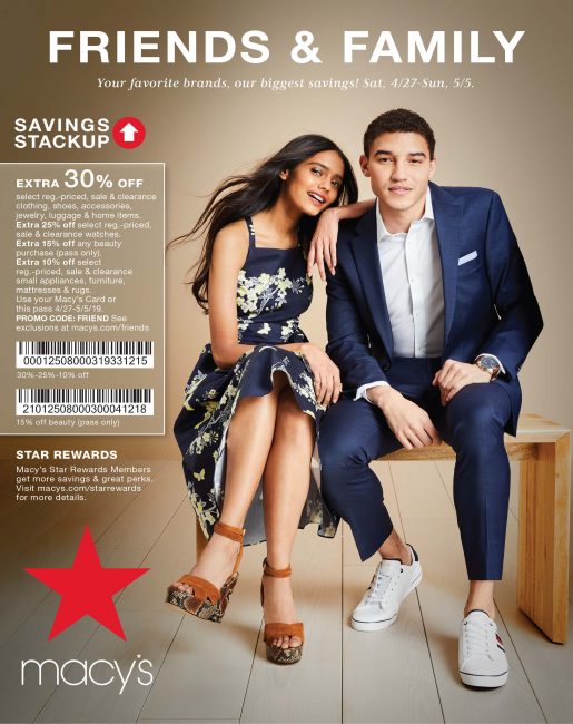 Macys Friends and Family 2019