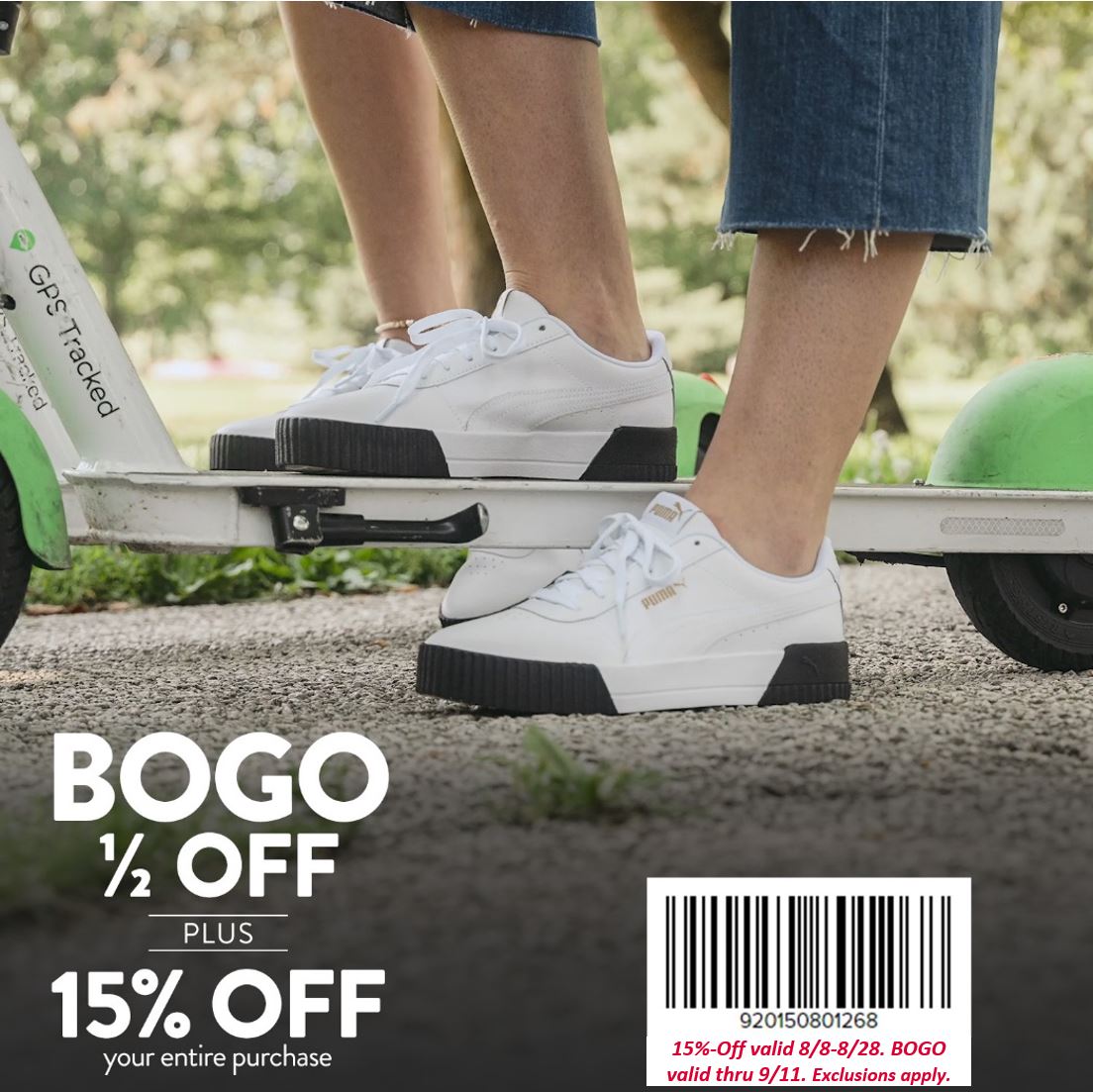 Famous Footwear - Back to School Offer! 15% Off + BOGO ½ Off