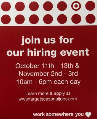 Target Hiring Graphic