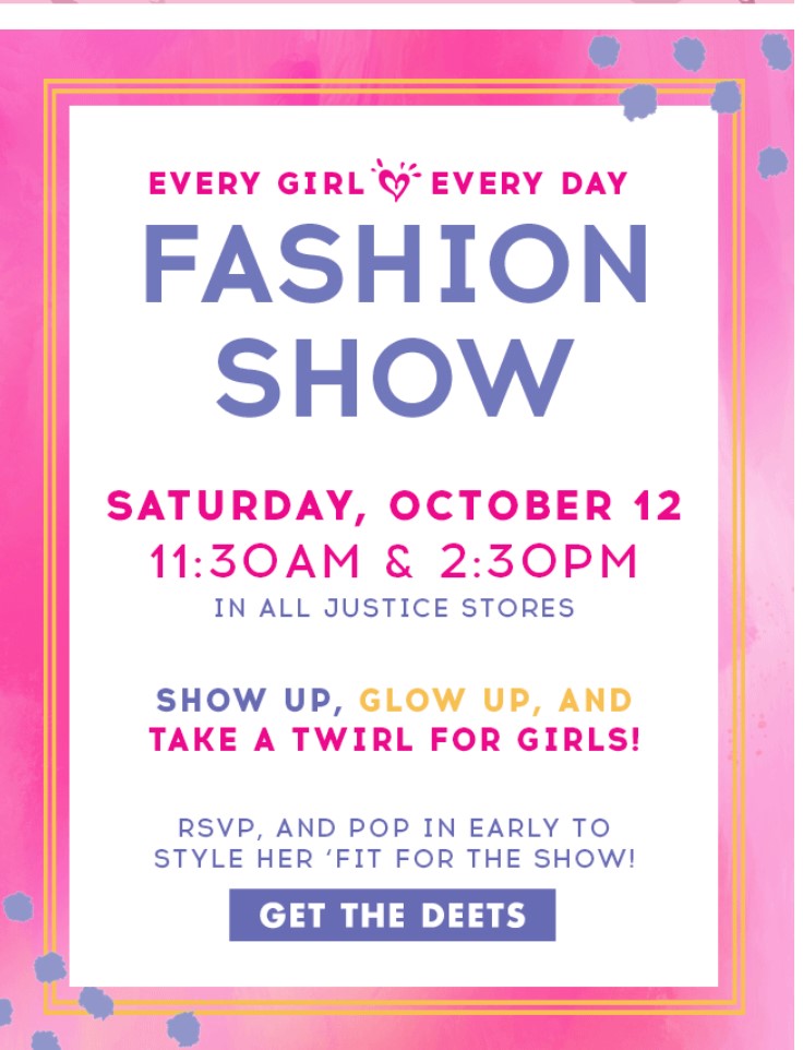 justice fashion show 10.12