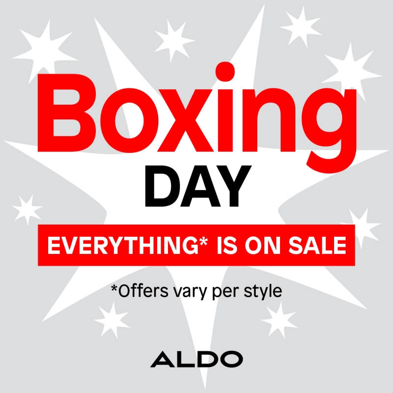 Aldo boxing day deals