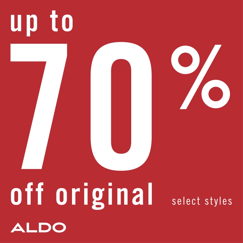 ALDO: End of season sale! - Up to 70 