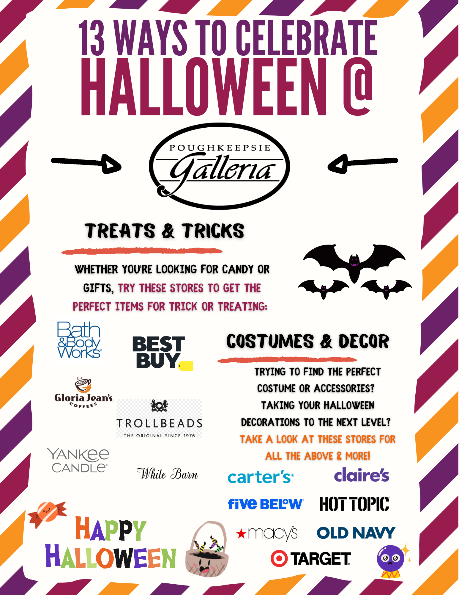 13 ways to celebrate Halloween at Poughkeepsie Galleria 13 ways to celebrate Halloween at Poughkeepsie Galleria