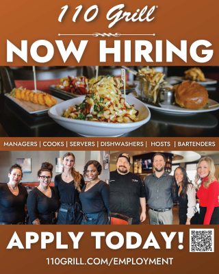 110 Now Hiring Flyer All Locations All Postistions