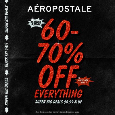 Aeropostale Campaign 151 60 70 Off Everything EN 1080x1080 1