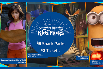 Regal Kids Flicks April Website Image 400x267 1