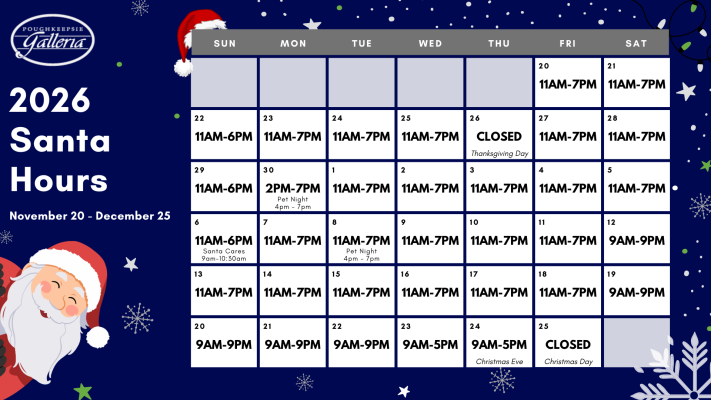 PG Holiday Santa Hours 2026