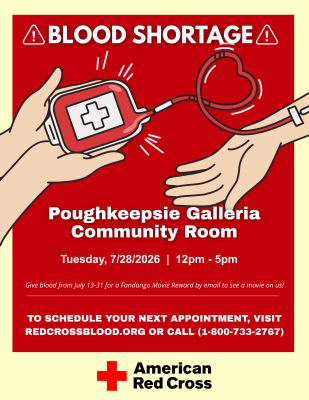 American Red Cross Blood Drive 7.28.26 Event Flyer