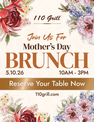 110 Grill Mother's Day Brunch Flyer