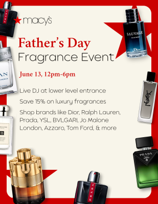 Macy's Father's Day Fragrance Event 2026 Flyer Final