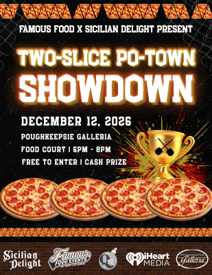 Sicilian Delight Famous Food Events Two Slice Showdown 2026 Event Flyer